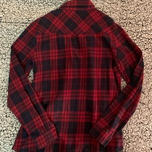 Red and black Flannel button up shirt